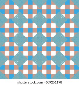 Abstract color seamless pattern for background texture.