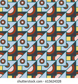 Abstract color seamless pattern for background texture.