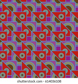 Abstract color seamless pattern for background texture.