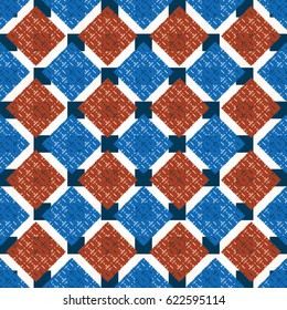 Abstract color seamless pattern for background texture.