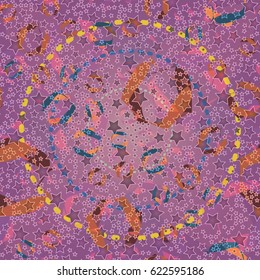 Abstract color seamless pattern for background texture.