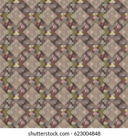 Abstract color seamless pattern for background texture.