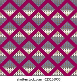 Abstract color seamless pattern for background texture.