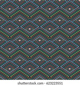 Abstract color seamless pattern for background texture.