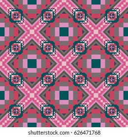 Abstract color seamless pattern for background texture.