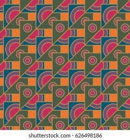 Abstract color seamless pattern for background texture.