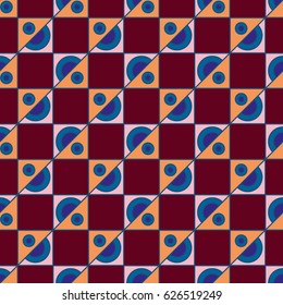 Abstract color seamless pattern for background texture.