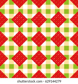 Abstract color seamless pattern for background texture.