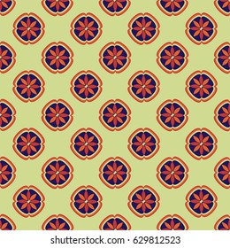 Abstract color seamless pattern for background texture.