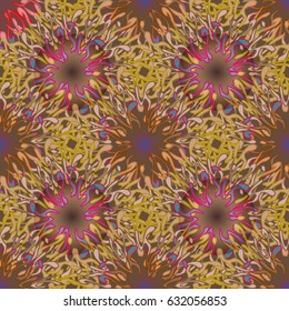 Abstract color seamless pattern for background texture.