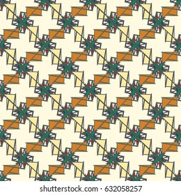 Abstract color seamless pattern for background texture.