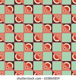 Abstract color seamless pattern for background texture.