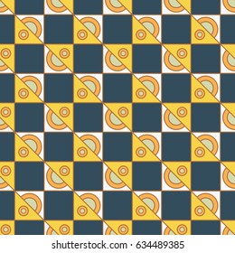 Abstract color seamless pattern for background texture.