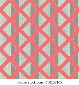 Abstract color seamless pattern for background texture.