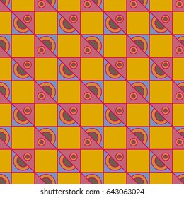 Abstract color seamless pattern for background texture.