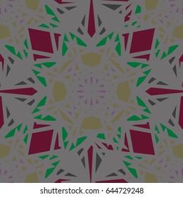 Abstract color seamless pattern for background texture.