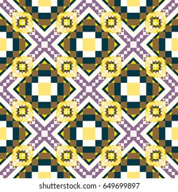 Abstract color seamless pattern for background texture.