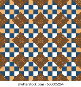Abstract color seamless pattern for background texture.