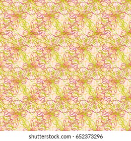 Abstract color seamless pattern for background texture.