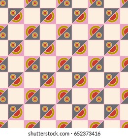 Abstract color seamless pattern for background texture.