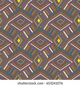 Abstract color seamless pattern for background texture.