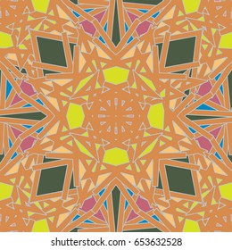 Abstract color seamless pattern for background texture.
