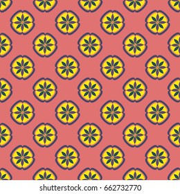 Abstract color seamless pattern for background texture.