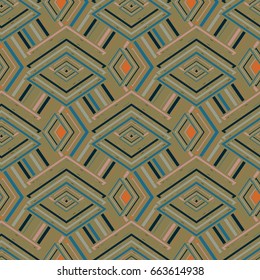 Abstract color seamless pattern for background texture.