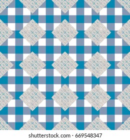 Abstract color seamless pattern for background texture.