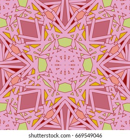 Abstract color seamless pattern for background texture.