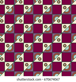 Abstract color seamless pattern for background texture.