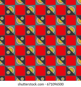 Abstract color seamless pattern for background texture.