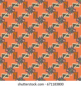 Abstract color seamless pattern for background texture.