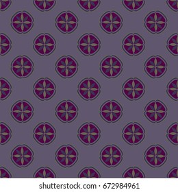 Abstract color seamless pattern for background texture.