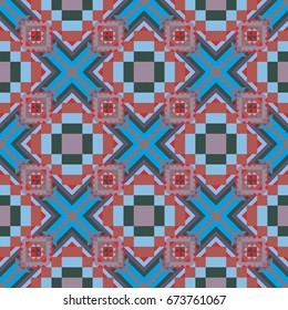 Abstract color seamless pattern for background texture.