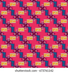 Abstract color seamless pattern for background texture.