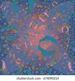 Abstract color seamless pattern for background texture.