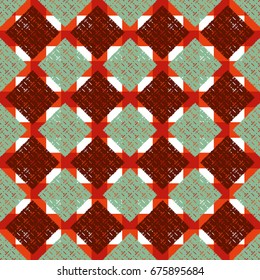 Abstract color seamless pattern for background texture.