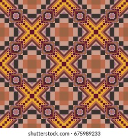 Abstract color seamless pattern for background texture.