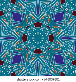Abstract color seamless pattern for background texture.