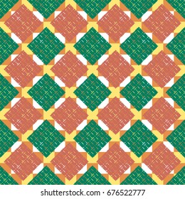 Abstract color seamless pattern for background texture.