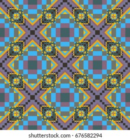 Abstract color seamless pattern for background texture.