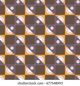 Abstract color seamless pattern for background texture.