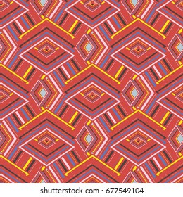 Abstract color seamless pattern for background texture.