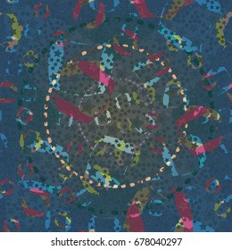 Abstract color seamless pattern for background texture.