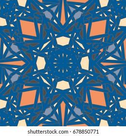 Abstract color seamless pattern for background texture.