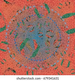 Abstract color seamless pattern for background texture.