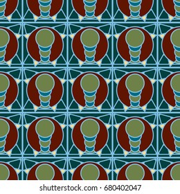 Abstract color seamless pattern for background texture.