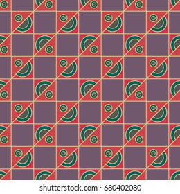 Abstract color seamless pattern for background texture.