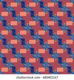 Abstract color seamless pattern for background texture.